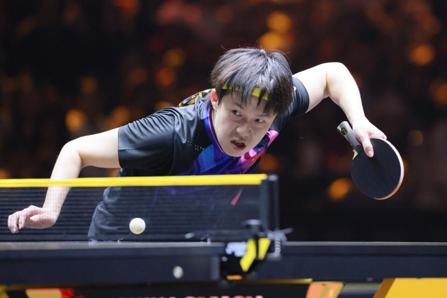 [图]王楚钦4-0横扫小勒布伦 包揽男单男双混双三冠